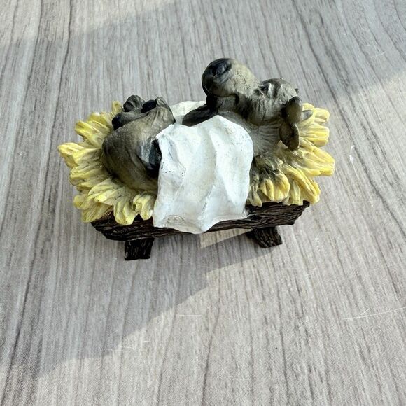 Big Sky Carvers Moosetivity I Moose BearFoots 5 pc Set Complete Nativity Read - Picture 13 of 16